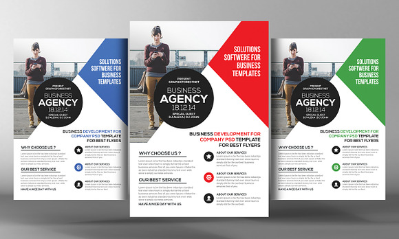 5 Creative Corporate Flyers Bundle in Flyer Templates - product preview 3