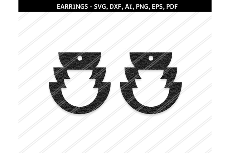 Earrings svg, dxf, png, pdf, ai, eps