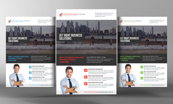 5 Stylish Creative Business Flyer in Flyer Templates - product preview 2