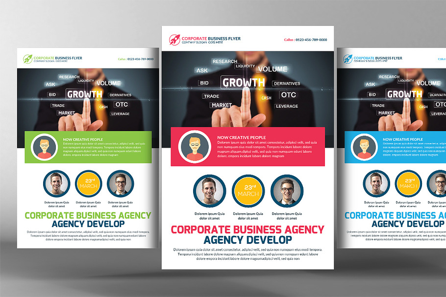 Transport Business Agency Flyer in Flyer Templates - product preview 8
