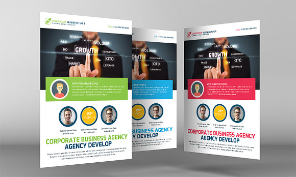 Transport Business Agency Flyer in Flyer Templates - product preview 1