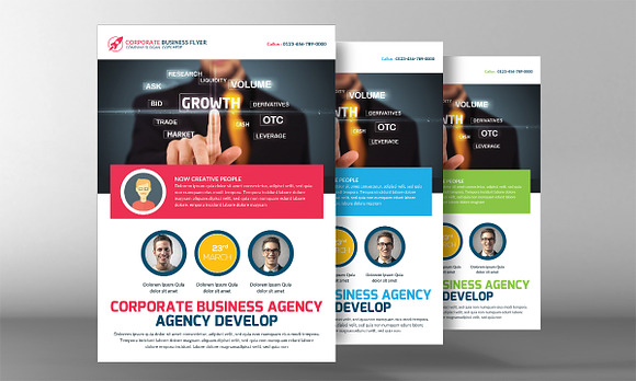 Transport Business Agency Flyer in Flyer Templates - product preview 2