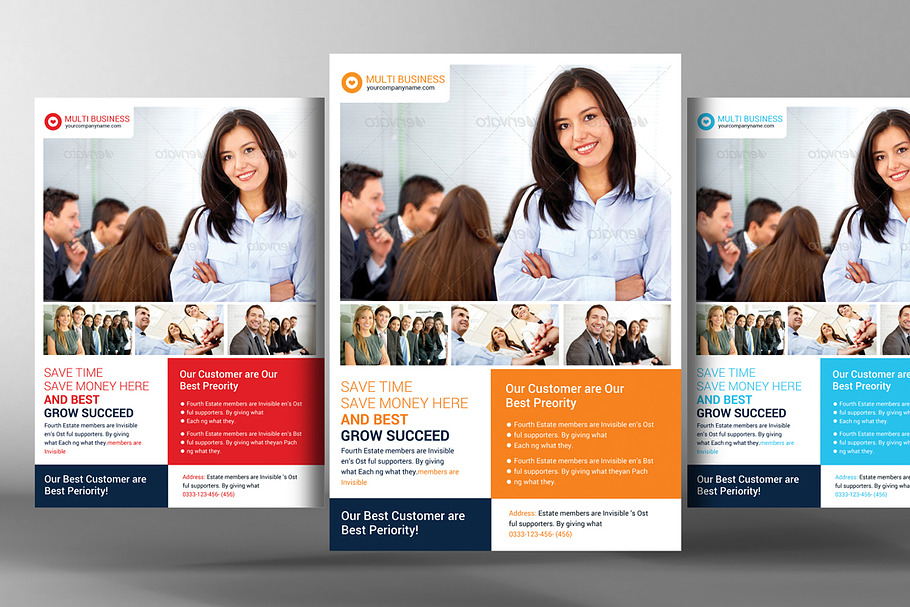 Travel Agency Corporate Flyer in Flyer Templates - product preview 8