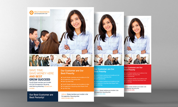 Travel Agency Corporate Flyer in Flyer Templates - product preview 2