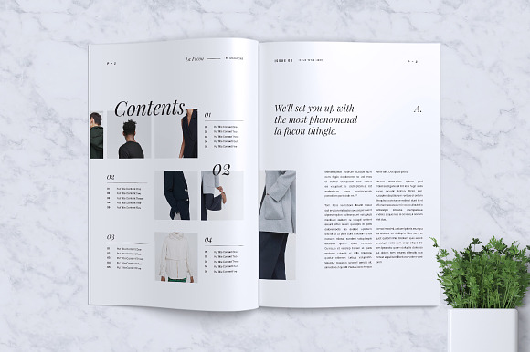 La Facon Fashion Magazine in Magazine Templates - product preview 1