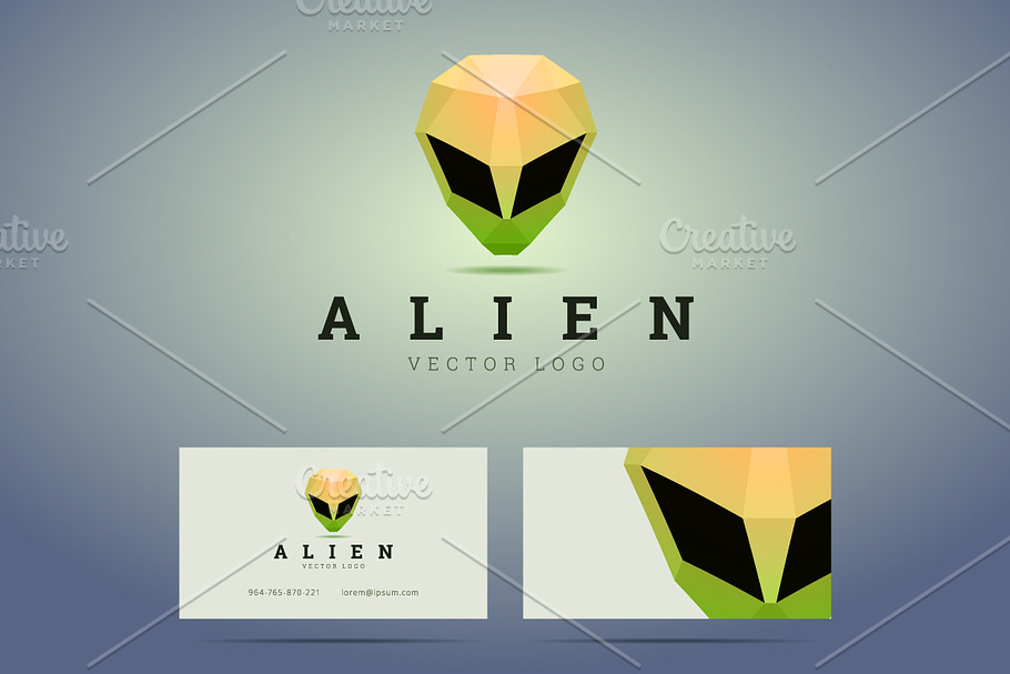 Alien logo in Logo Templates - product preview 8
