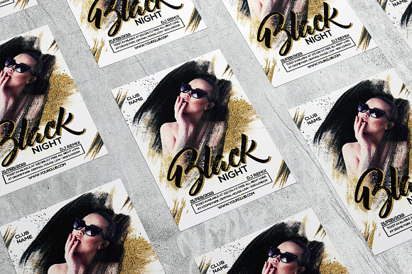 Black Night 1 in Flyer Templates - product preview 4