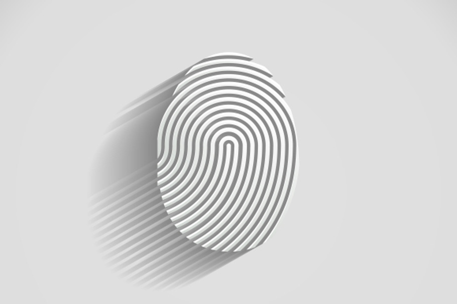 Fingerprint Logo Custom Designed Graphics Creative Market