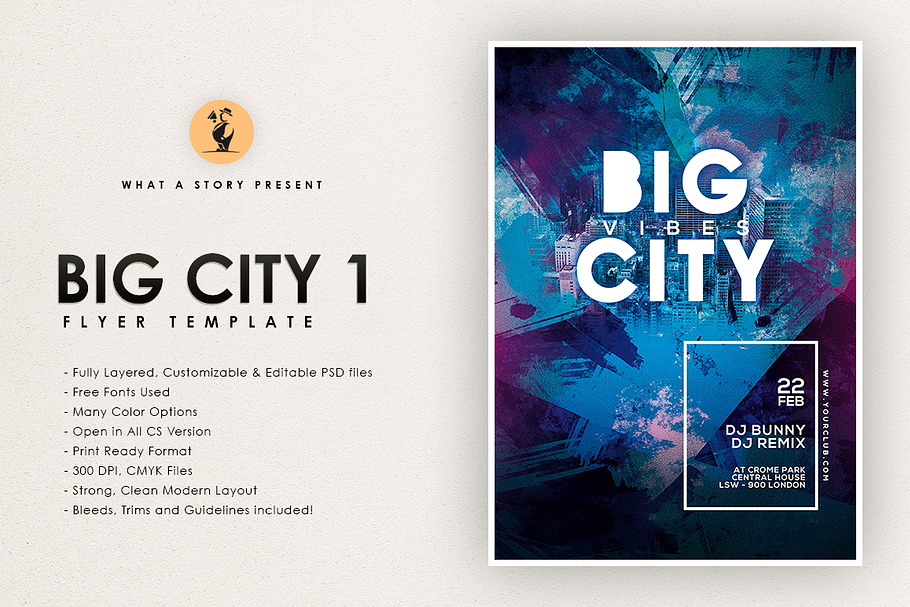 Big City 1 in Flyer Templates - product preview 8