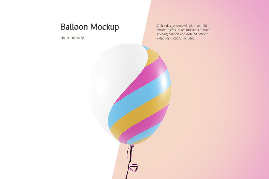 Balloon Mockup in Product Mockups - product preview 8