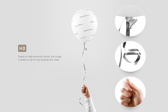 Balloon Mockup in Product Mockups - product preview 2