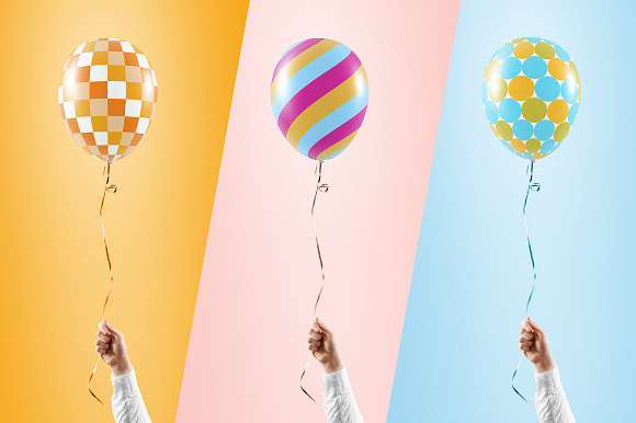 Balloon Mockup in Product Mockups - product preview 5