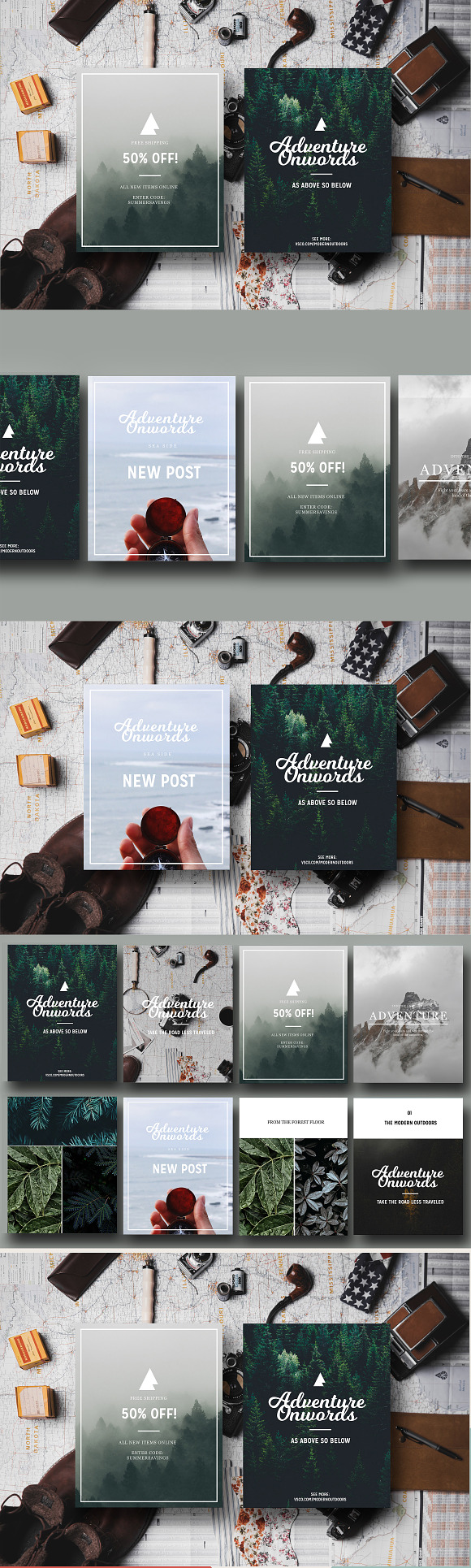 Modern Outdoors - Social Media Pack in Instagram Templates - product preview 7