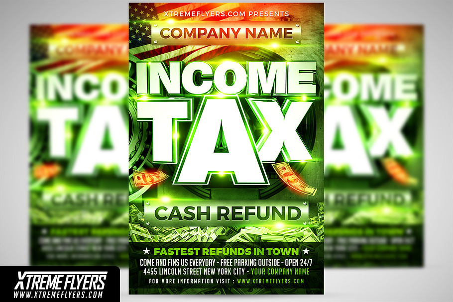 Income Tax Flyer Template