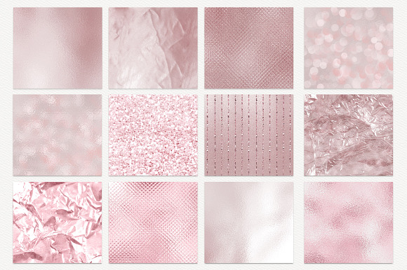 Rose gold Digital paper vol 1 in Textures - product preview 1