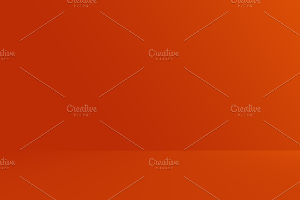Studio Background - Abstract Bright luxury orange Gradient horizontal studio room wall background for display product ad website template. in Textures - product preview 8