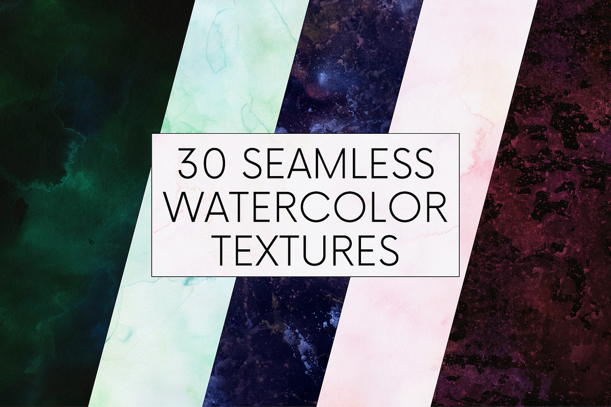 30 Seamless Watercolor Textures in Textures - product preview 8