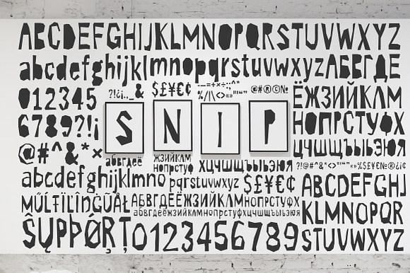 SNIP! Font Family in Display Fonts - product preview 3
