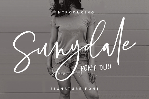 Sunydale Script! in Custom Fonts - product preview 8