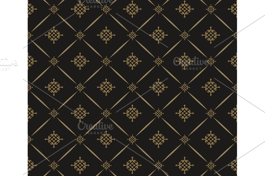  Classic pattern in dark colors in Patterns - product preview 8