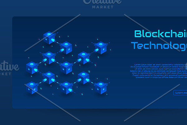 Blockchain isometric concepts