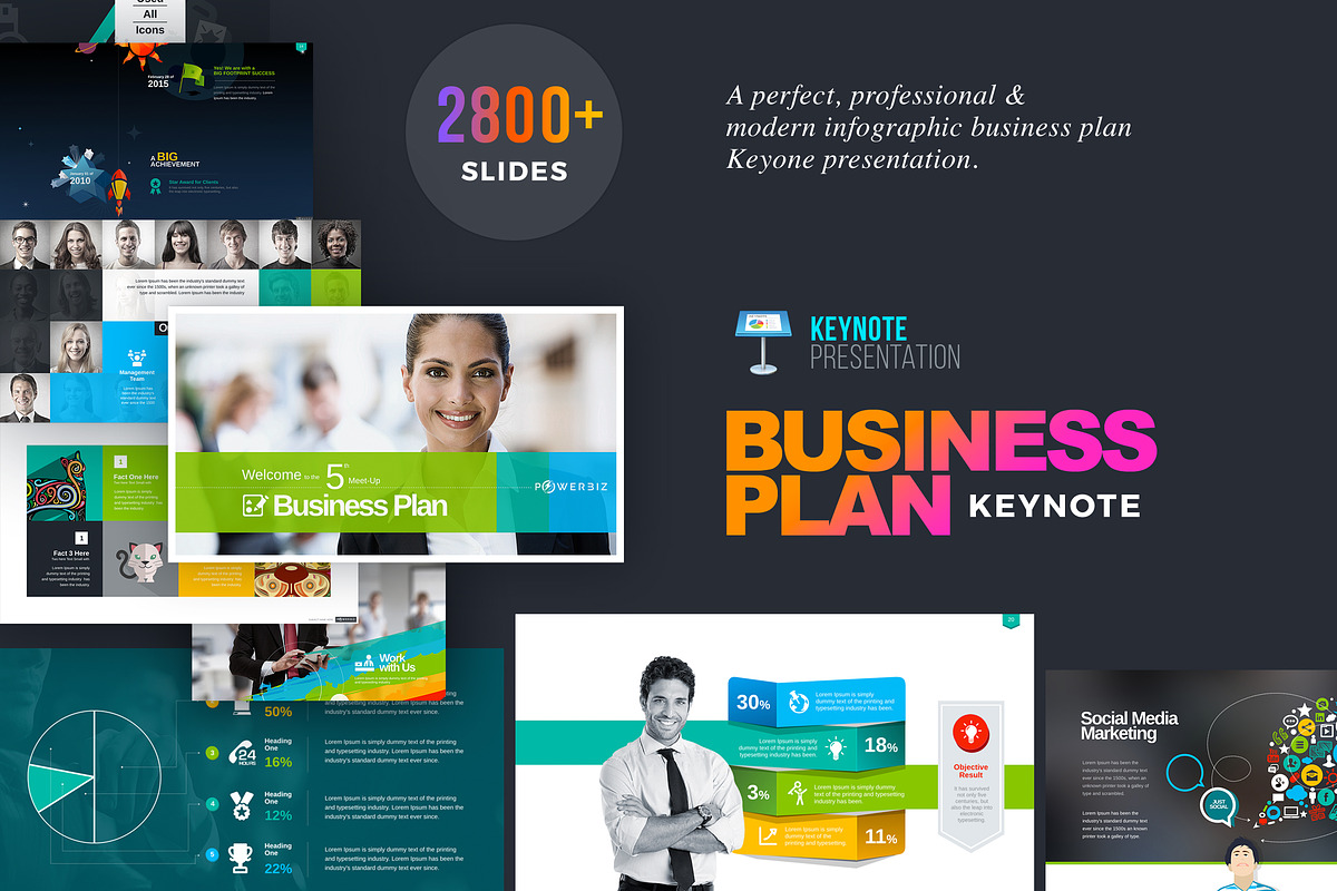 Business Plan Presentation in Presentation Templates - product preview 8