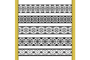 Ethnic lace patterns