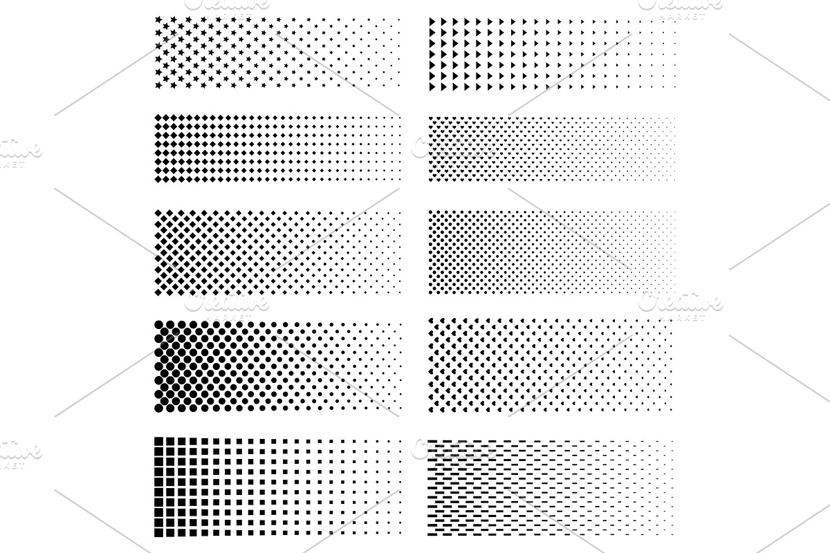 Dotted gradient set in Illustrations - product preview 8