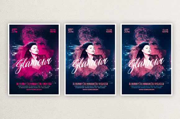 Glamour 1 in Flyer Templates - product preview 2