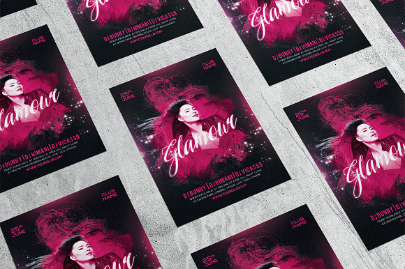 Glamour 1 in Flyer Templates - product preview 3