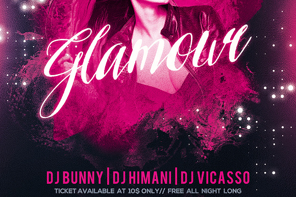 Glamour 1 in Flyer Templates - product preview 4