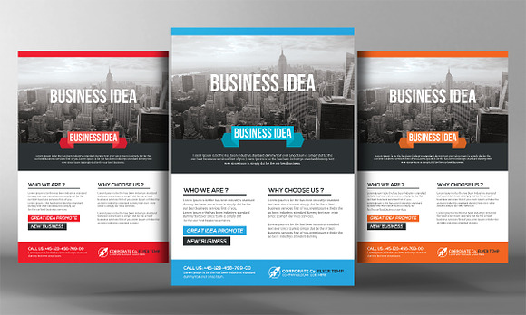 5 Website Design Flyers Bundle in Flyer Templates - product preview 2
