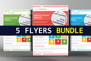 5 Digital Design Services Flyers 