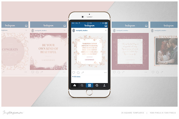 COPPERING | Social Media Kit in Instagram Templates - product preview 3