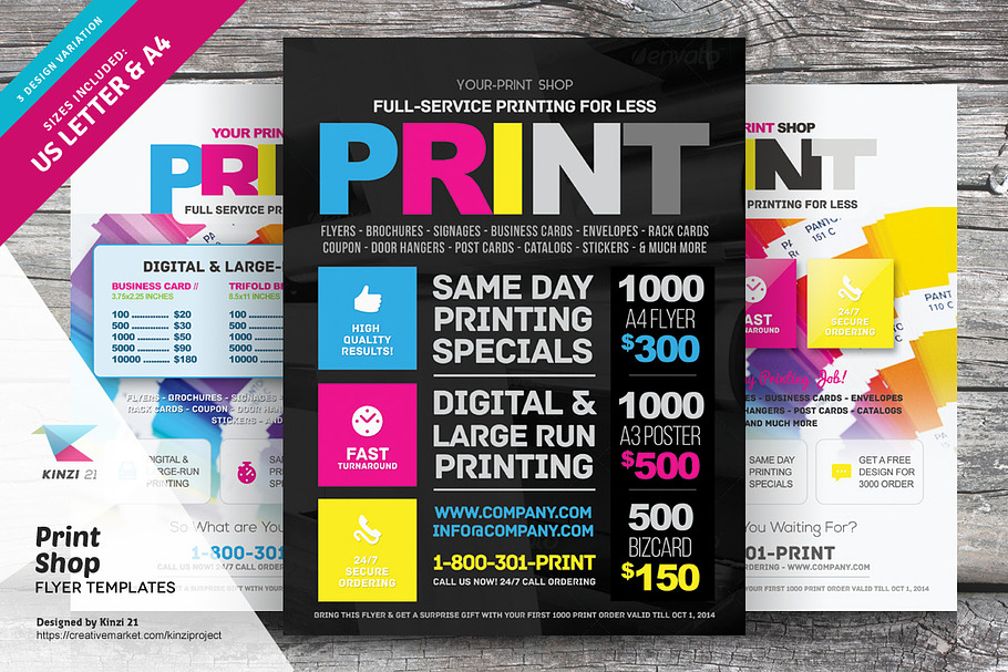 Print Shop Flyer Template