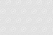 Geometric white crochet lace pattern