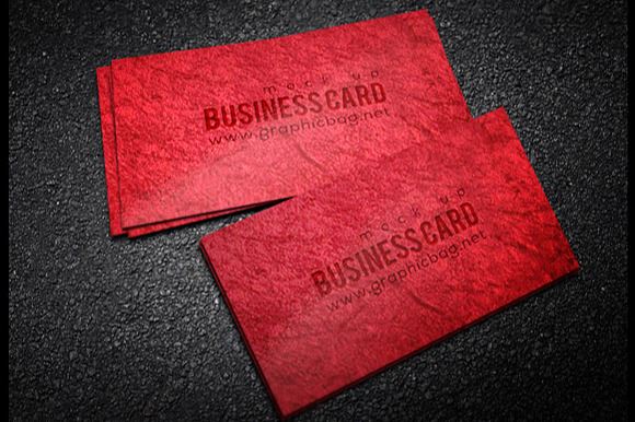 Shainy Business card Mockups in Print Mockups - product preview 3