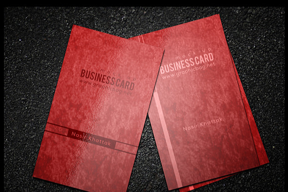 Shainy Business card Mockups in Print Mockups - product preview 4