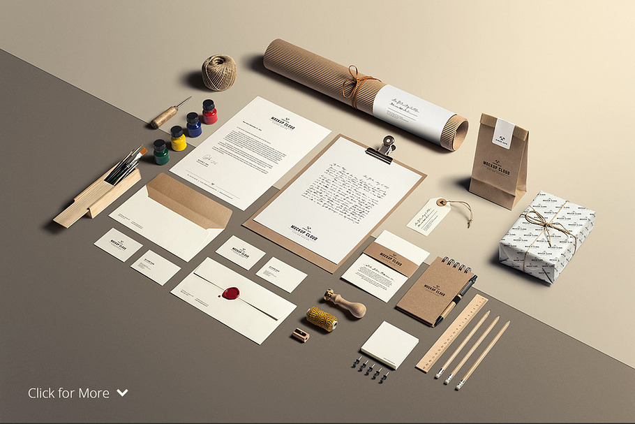 Art & Craft / Stationery Mock-Up in Print Mockups - product preview 8