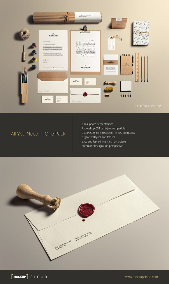 Art & Craft / Stationery Mock-Up in Print Mockups - product preview 1