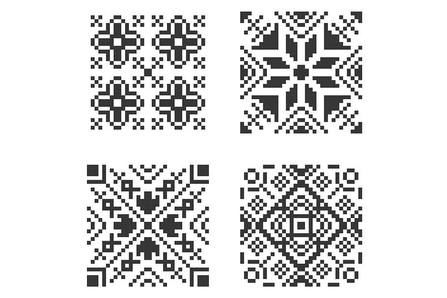 Pixel Seamless Pattern Big Set in Patterns - product preview 8