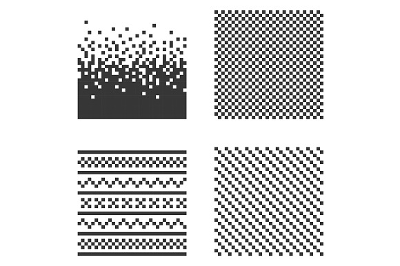 Pixel Seamless Pattern Big Set in Patterns - product preview 1