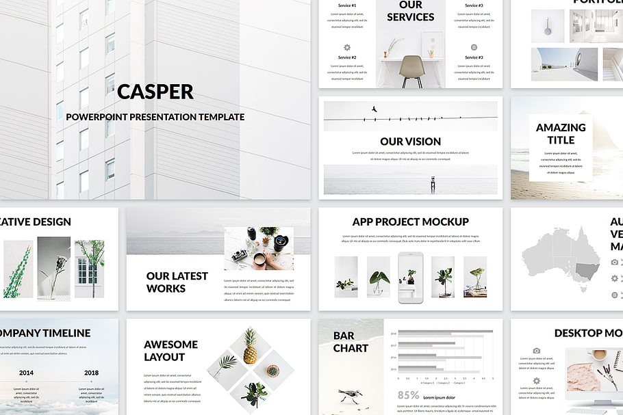 Casper - Powerpoint Template in PowerPoint Templates - product preview 8