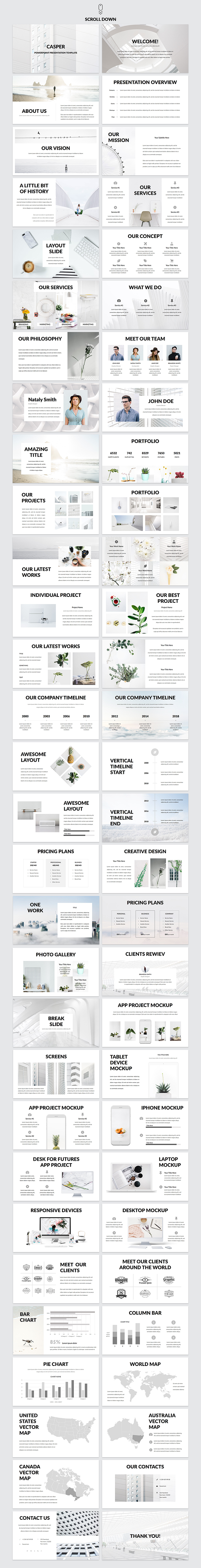 Casper - Powerpoint Template in PowerPoint Templates - product preview 8