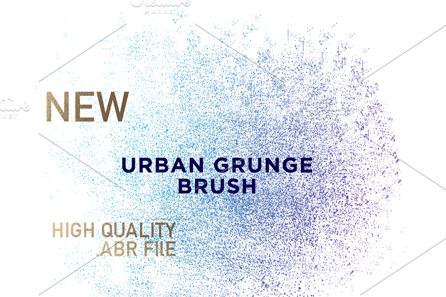 Urban Grunge Brush Set in Photoshop Brushes - product preview 8