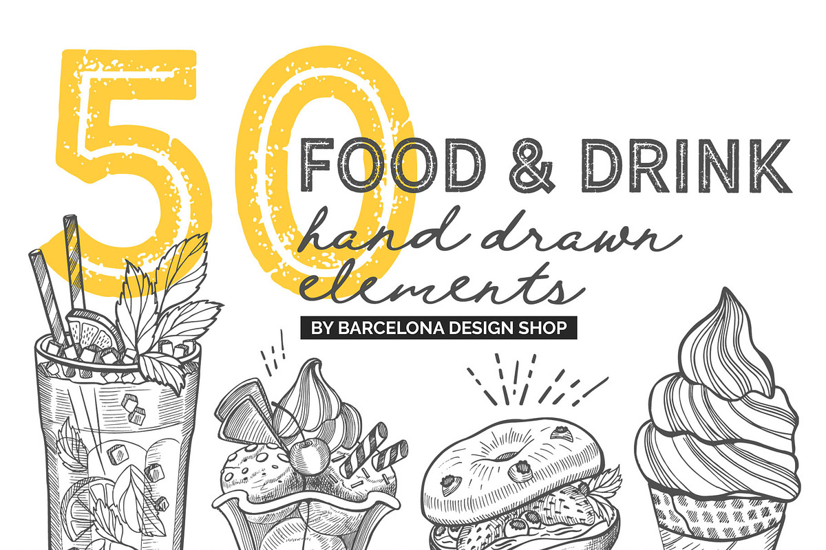 Food & Drink Illustrations in Illustrations - product preview 8