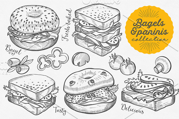 Food & Drink Illustrations in Illustrations - product preview 2