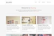 Alluring - Blogging Template