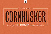 Cornhusker Regular | Condensed Font