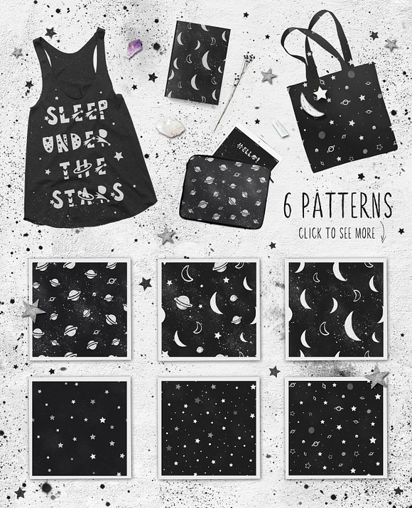 Spacef Font + Bonus: Font & Patterns in Display Fonts - product preview 3